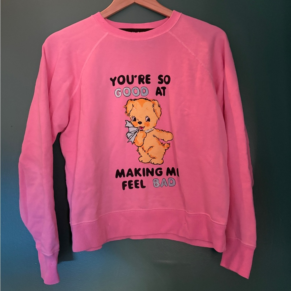 Magda Archer x The Marc Jacobs Pink Dog Sweatshirt
